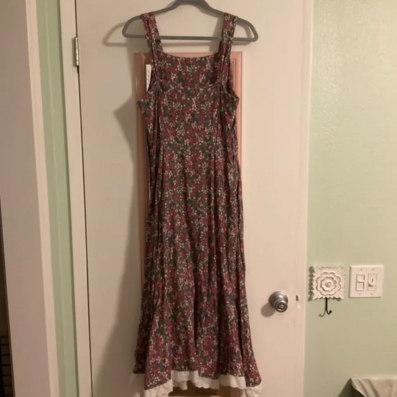 Son de Flor Pinafore Dress in Ditsy Floral, Size M - Picture 2 of 2
